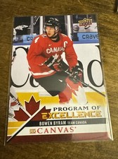 20-21 UD Series 2 Hockey UD Canvas Program Of Excellence C259 Bowen Byram Sabres