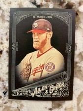 2018 TOPPS ALLEN GINTER X BASEBALL BASE CARD NATIONALS STEPHEN STRASBURG #93
