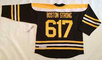 Boston Strong 617 Hockey Jersey Bruins Colors Adult And Jr Sizes Boston Strong 617 Hockey Jersey Bruins Colors Adult And Jr Sizes