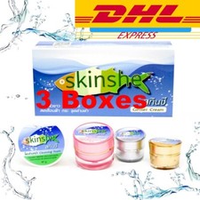 Set 3Box SKINSHE Giftset Cream Whitening Lightening Kill Dark Spot New