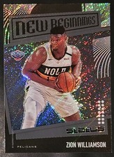 Zion Williamson 2019-20 Panini Status NEW BEGINNINGS Rookie Insert Card (no.30)