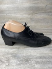 Celebrity Dance Shoes Womens Size 11.5 Narrow Lace Up Black Oxford