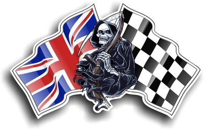 EU/UK Flaggen Aufkleber Set – 4 Stück, Je 5,1 Cm, Vinyl, Für Auto, Helm & Mehr