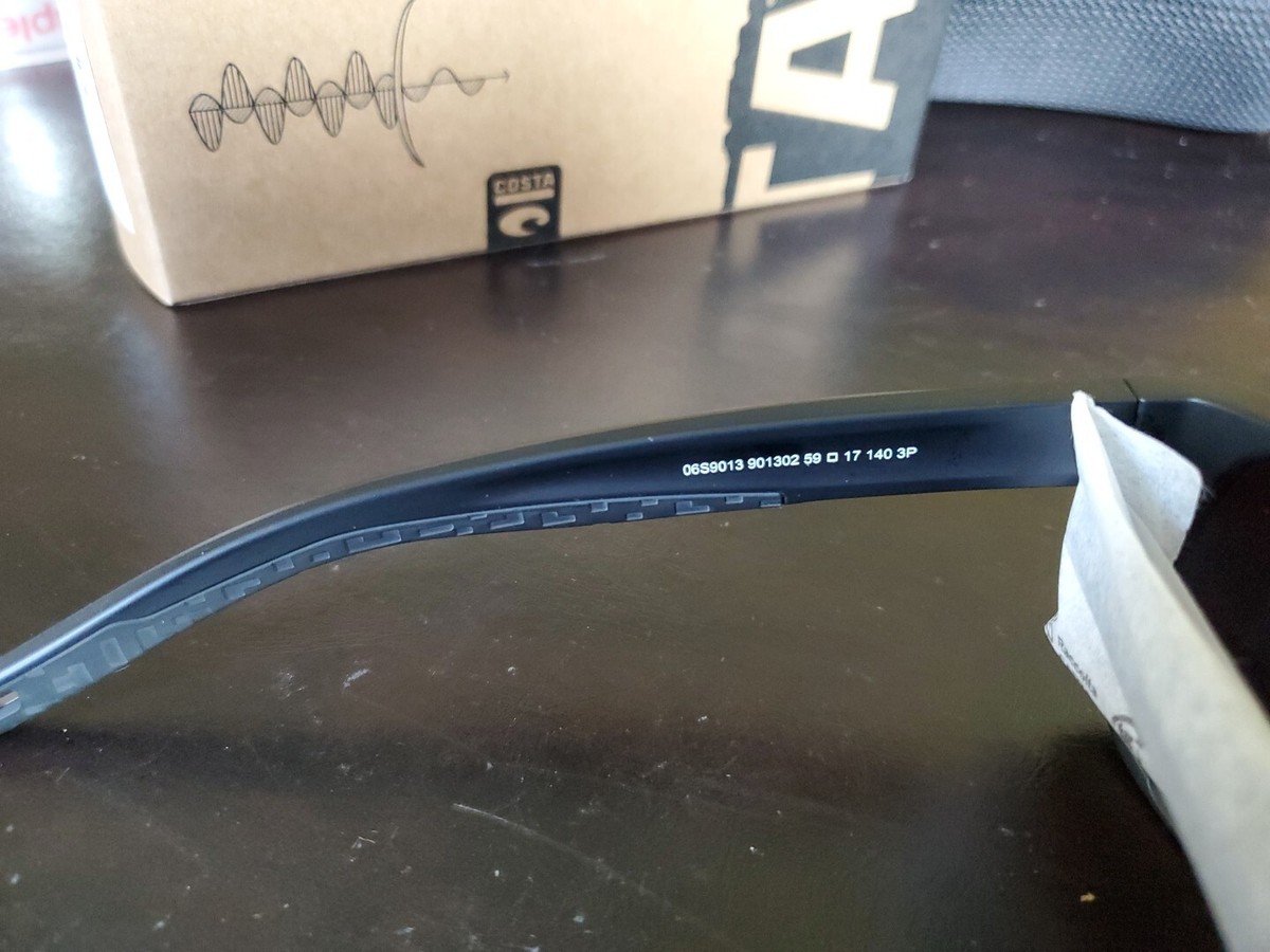 Costa Del Mar SPEARO XL Matte Black Frame / Mirror Green Lenses