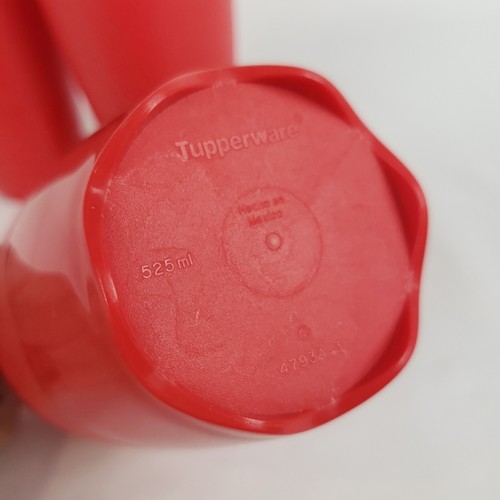 Tupperware Open House Tumblers Large 18 oz. (Set of 3) Red #4793 - Bild 2 von 4