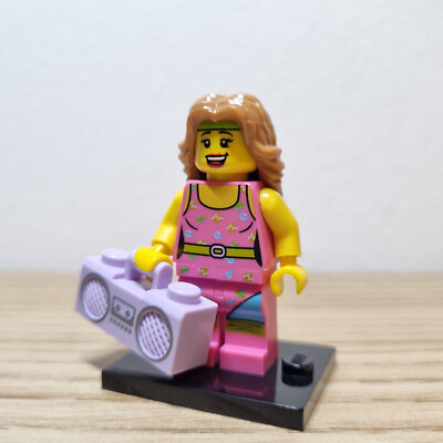LEGO CMF Fitnesstrainerin Instructor Figur // col074 // Serie 5 // neuwertig
