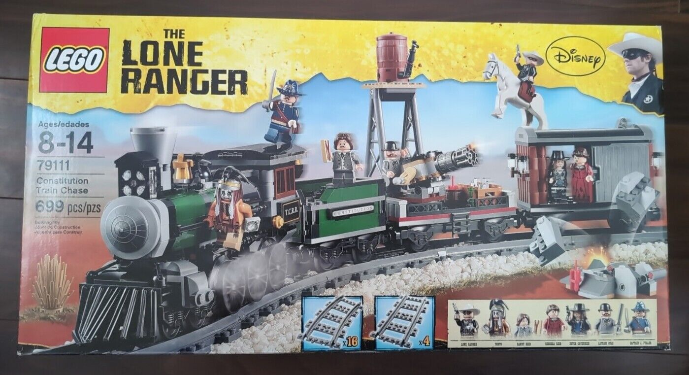 LEGO The Lone Ranger Constitution Train Chase Retired Set #79111 2013 New Sealed