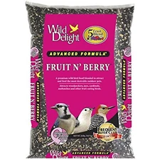 Wild Delight 365200 Fruit N' Berry Bird Food, 20 lb - Beige