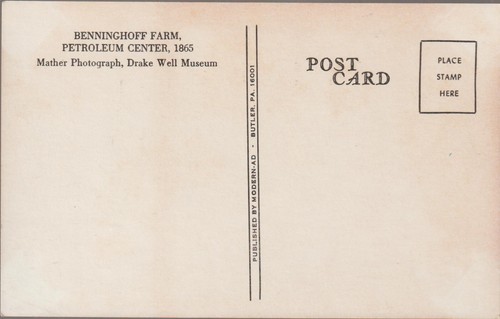 Benninghoff Farm Petroleum Center Drake Well Museum Mather Foto Postkarte - Bild 2 von 2