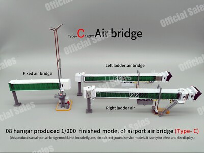 1/200 Airport GSE Precision air bridges type C metal Material Component 