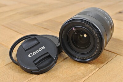 Canon Zoom Lens EF-M 18-55mm f/3.5-5.6 IS STM Lens EF-M Mount with Original Caps