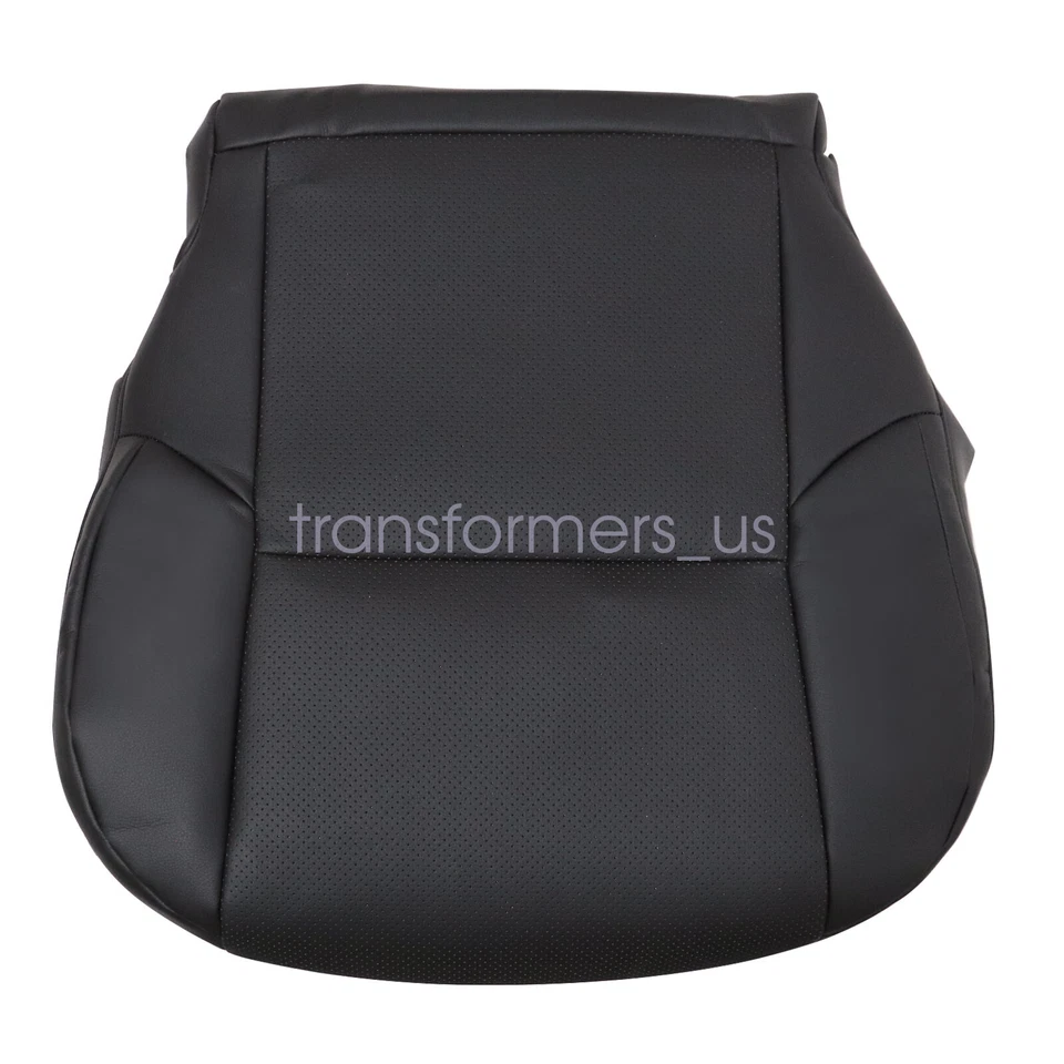 Cubierta de asiento de CA de cuero inferior del lado del conductor negra para Lexus GX460 2010-2017 Foto 4 de 4