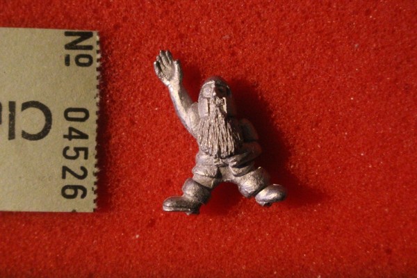 Kev Adams AD176 Enano Tejón Jinete Capitán Guarnición Miniaturas Administradores Enanos