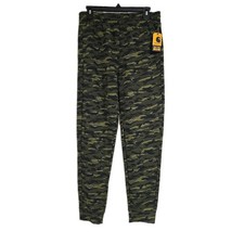 Carhartt Fleece Sweatpants Camouflage Logo Print Jogger Boys Size XL/18-20