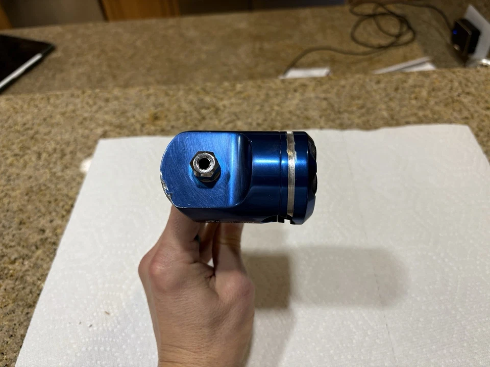 GT Piston Stem 1” Threaded Made In USA BMX Freestyle Blue - Image 4 of 4