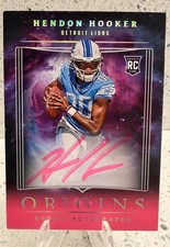 2023 Panini Origins - Rookie Autographs Hendon Hooker Auto /8 #RAHHO Pink Ink /1