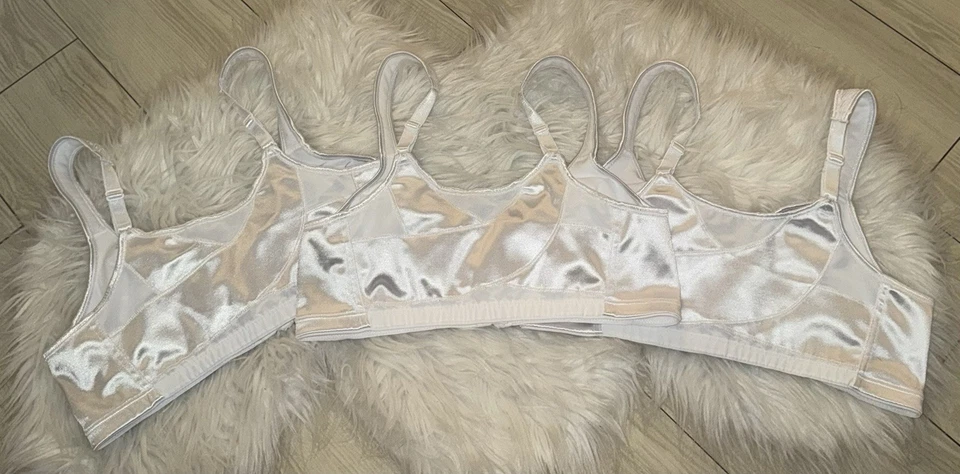 3 Playtex 18 Hour E525 Wire Free Bras Posture Boost PowerSupport Front Close 36B - Image 3 of 4