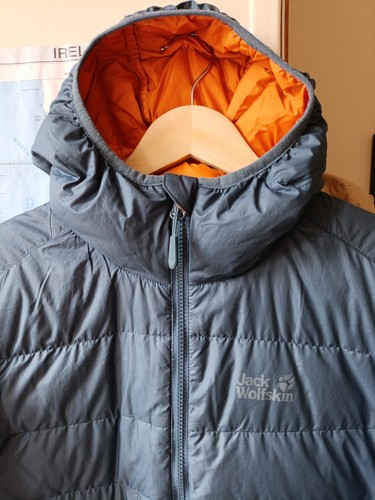 Jack Wolfskin Helium Jacket, Orion Blue/Orange, Men's Small, VGC - Picture 4 of 24