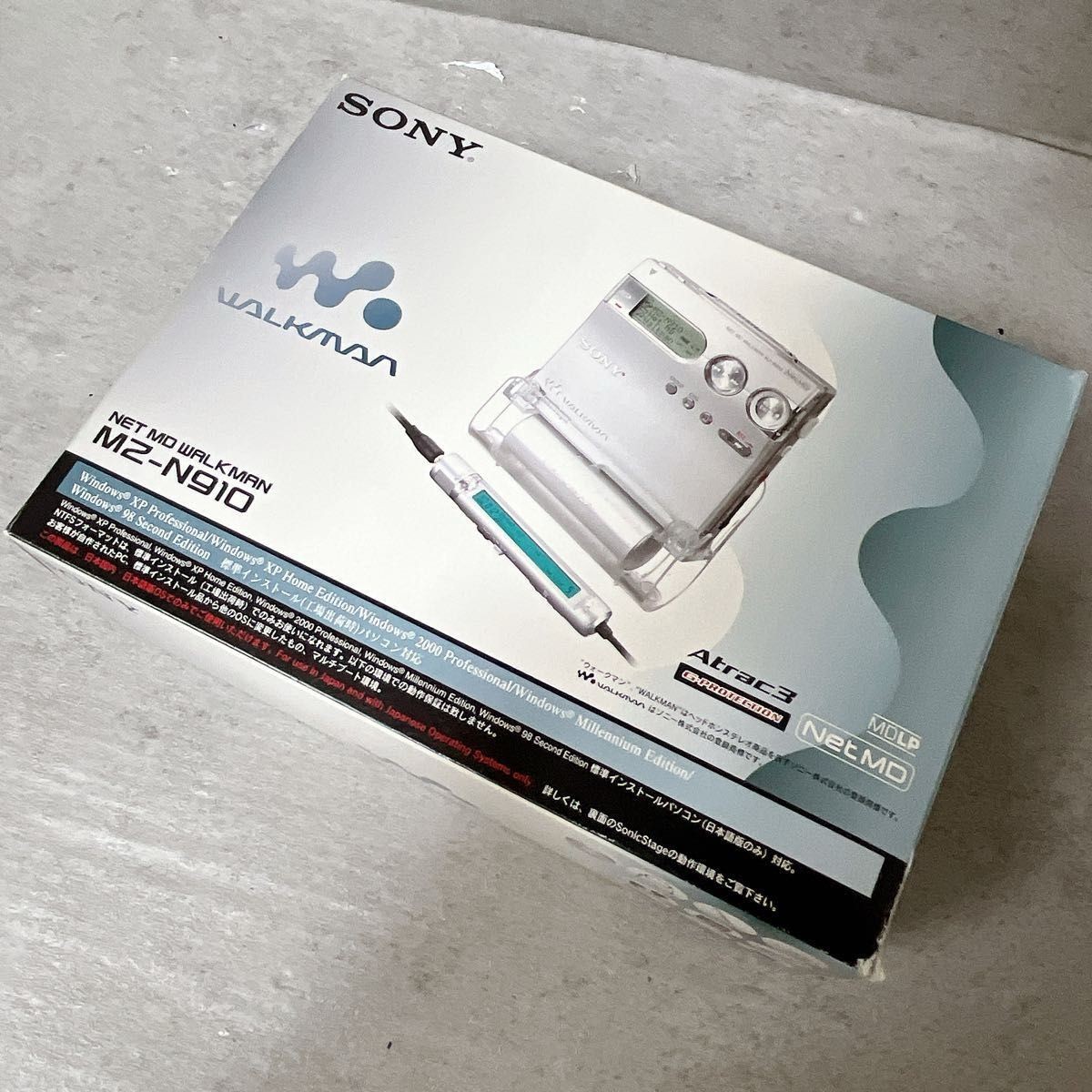 Tested Sony MZ-N910 MD Walkman Silver | Japan | New 80min MD Disc