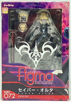 Saber Alter figma 072 Fate stay night Actionfigur Max Factory 2010 Box Dent