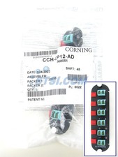 Corning CCH-CP12-AD Panel, 6 LC Duplex OM3/OM4 50um Multimode Adapters STSI