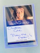 Christina Cole - Doctor Who Sammelkarte - Original Autogramm/ Autograph