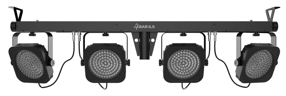 2 Chauvet DJ 4BAR LT QuadBT ILS Bluetooth Light Kits+Tripods+Footswitches+Fogger - Image 4 of 4