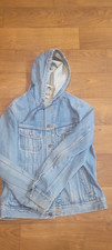 SUPREME DENIM LIGHT BLUE JACKET YELLOW SUPREM...