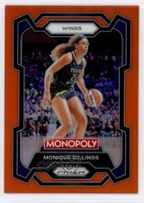 2024 Panini Prizm Monopoly WNBA Orange Prizm 26/124 Monique Billings #19 1wa0