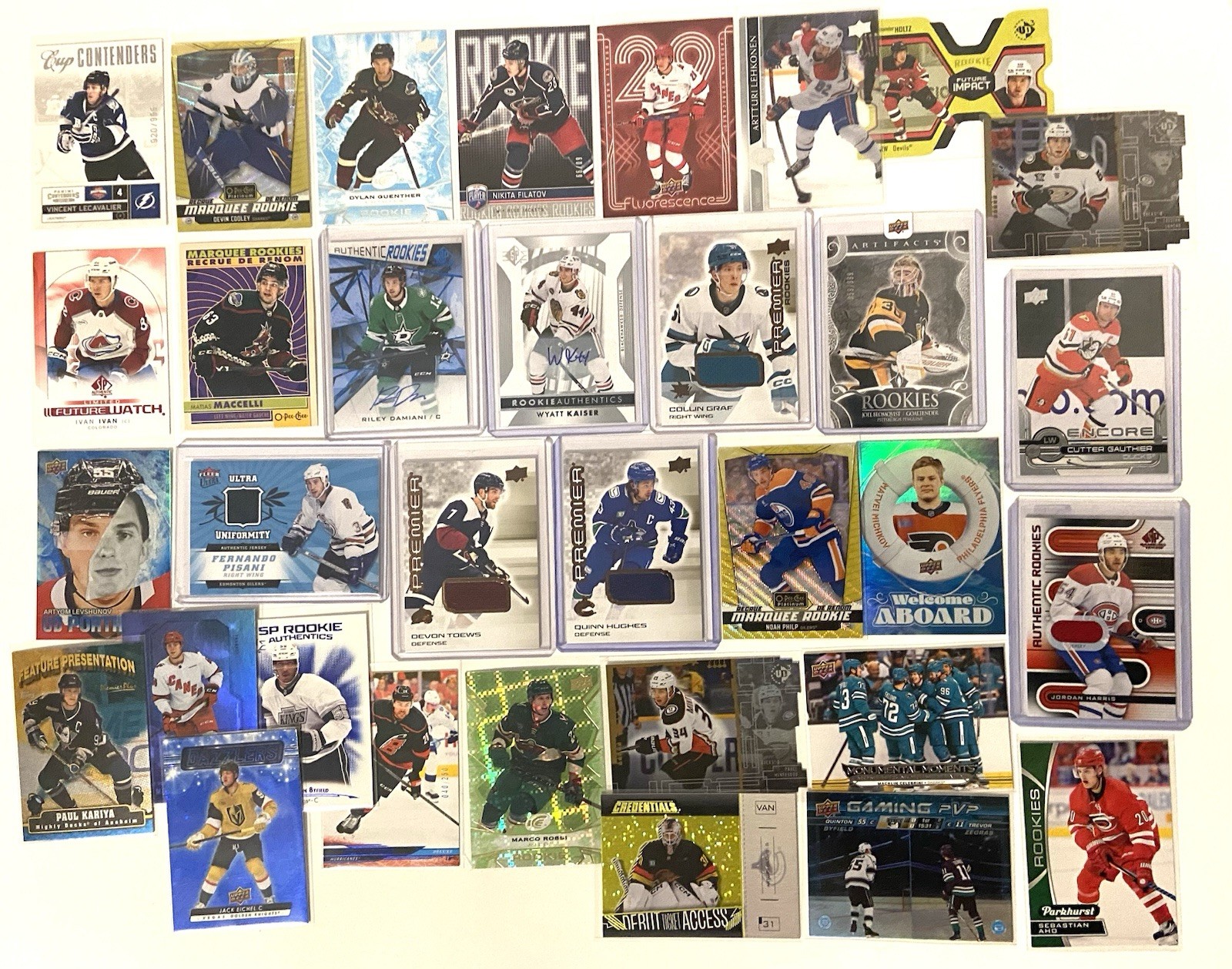 NHL Mixed Card Lot - Autos, Patches, Rookies, Inserts, Numbered