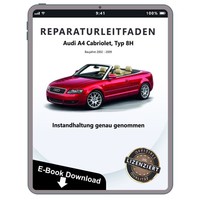 Audi A4 Cabrio 2002-2009 Inspektion Wartung Pflege Wartungshandbuch Pdf Ebook