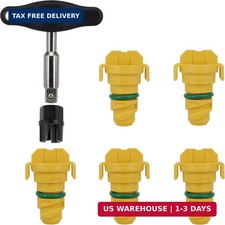 7 Pack Oil Drain Plug Fit for 2011-2024 Ford F-150 F150 Mustang Bronco Edge Expl