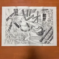 One Piece Monkey D Luffy Poster Gomu Gomu Gun Print Original Art Exhibition