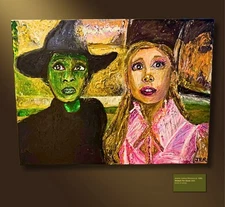 Wicked Movie Inspired ‘For Good’ Painting - Original Acrylic Artwork - Textured