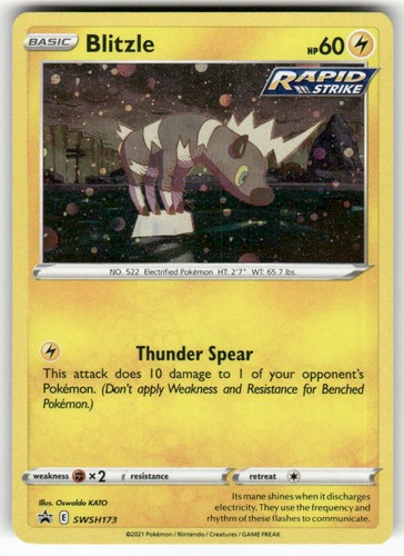 Blitzle Pokemon Promo Holofoil [SWSD - SWSH173] NM