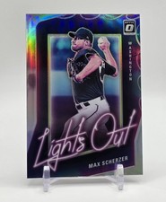 2021 Panini Donruss Optic MAX SCHERZER Lights Out Holo Prizm #LO11