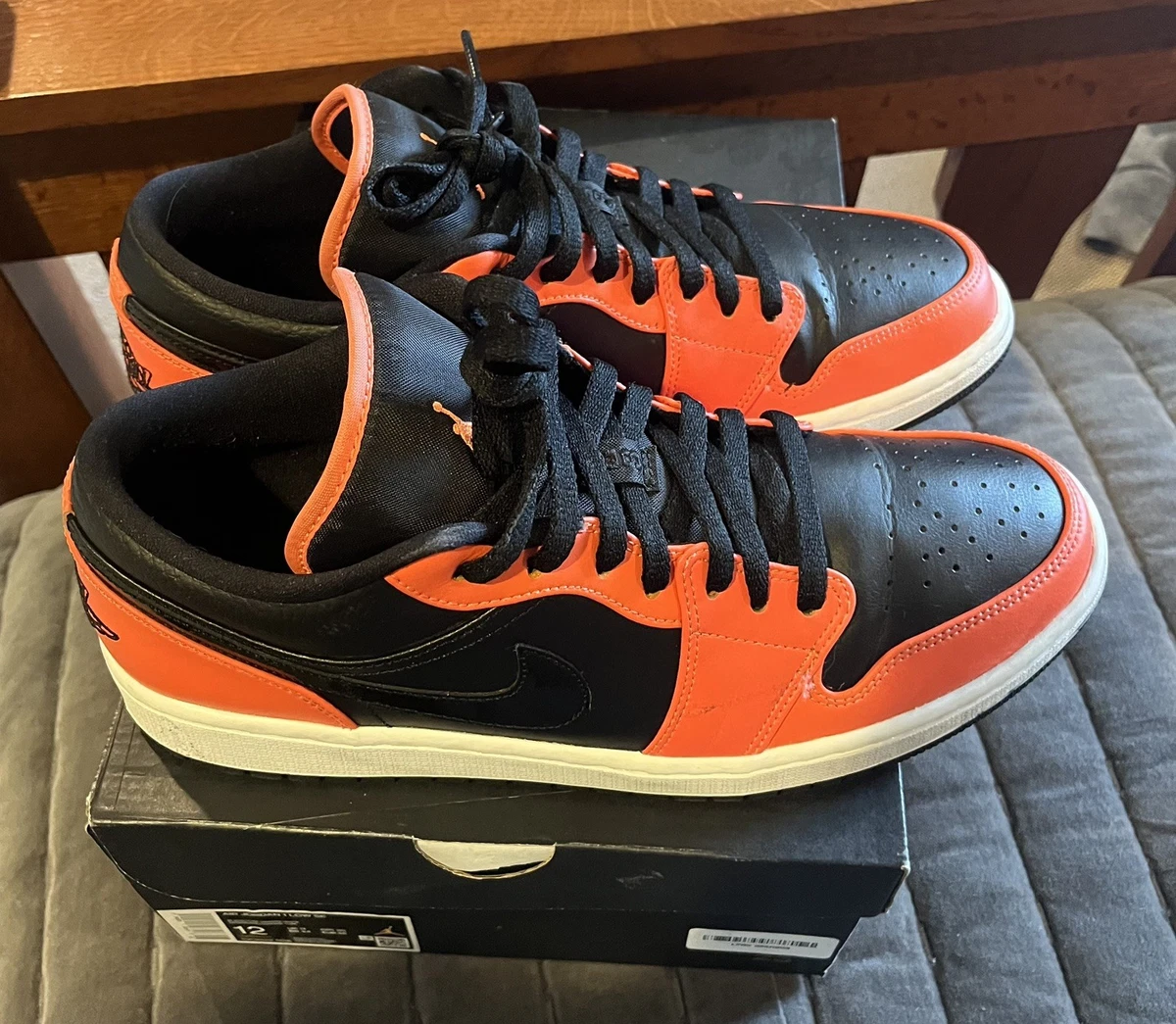 Jordan 1 SE Low Black Turf Orange for Sale | Authenticity