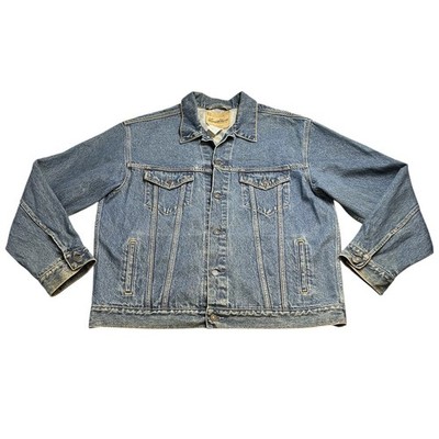 Levi s Trucker Jacket Men s XL Medium Wash Patina 50 Inch Chest