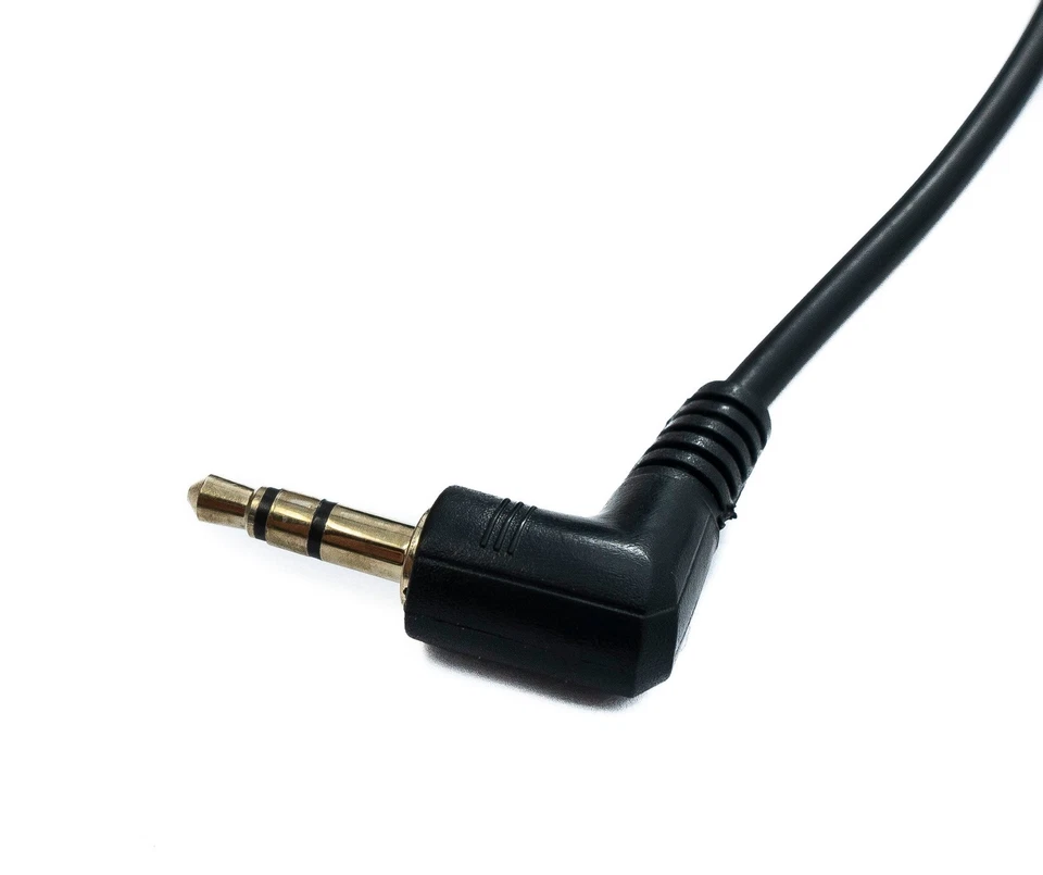 SYSTEM-S Audio Klinke Kabel 180 cm 3,5 mm TRS Stecker zu Stecker Winkel AUX - Bild 4 von 4