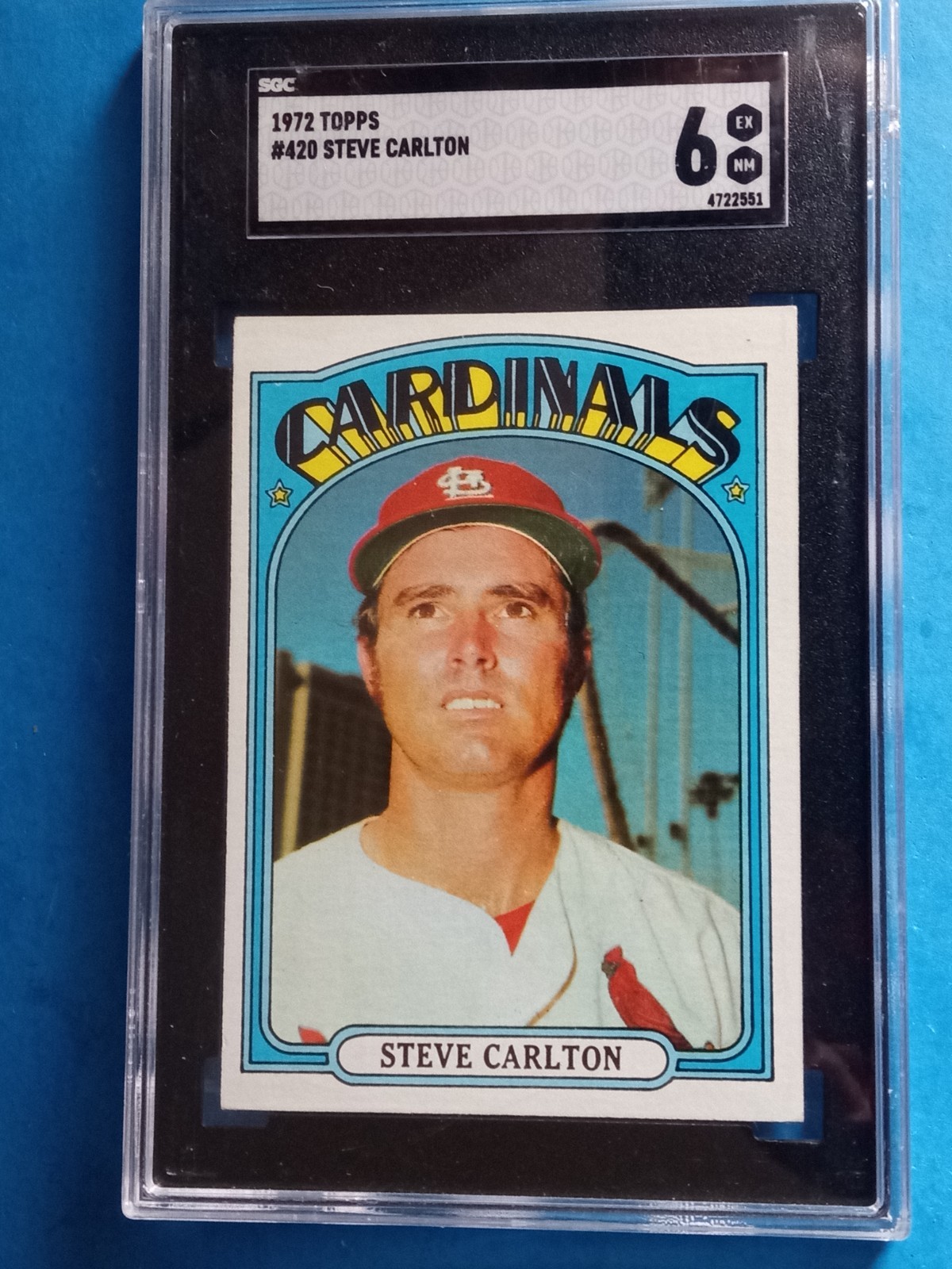 1972 Topps Steve Carlton #420 SGC 6  graded HOF 🔥⭐⚾