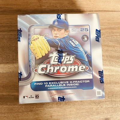 2025 Topps Chrome Baseball Mega Box 42 Cards With Exclusive Xfractors Refractor