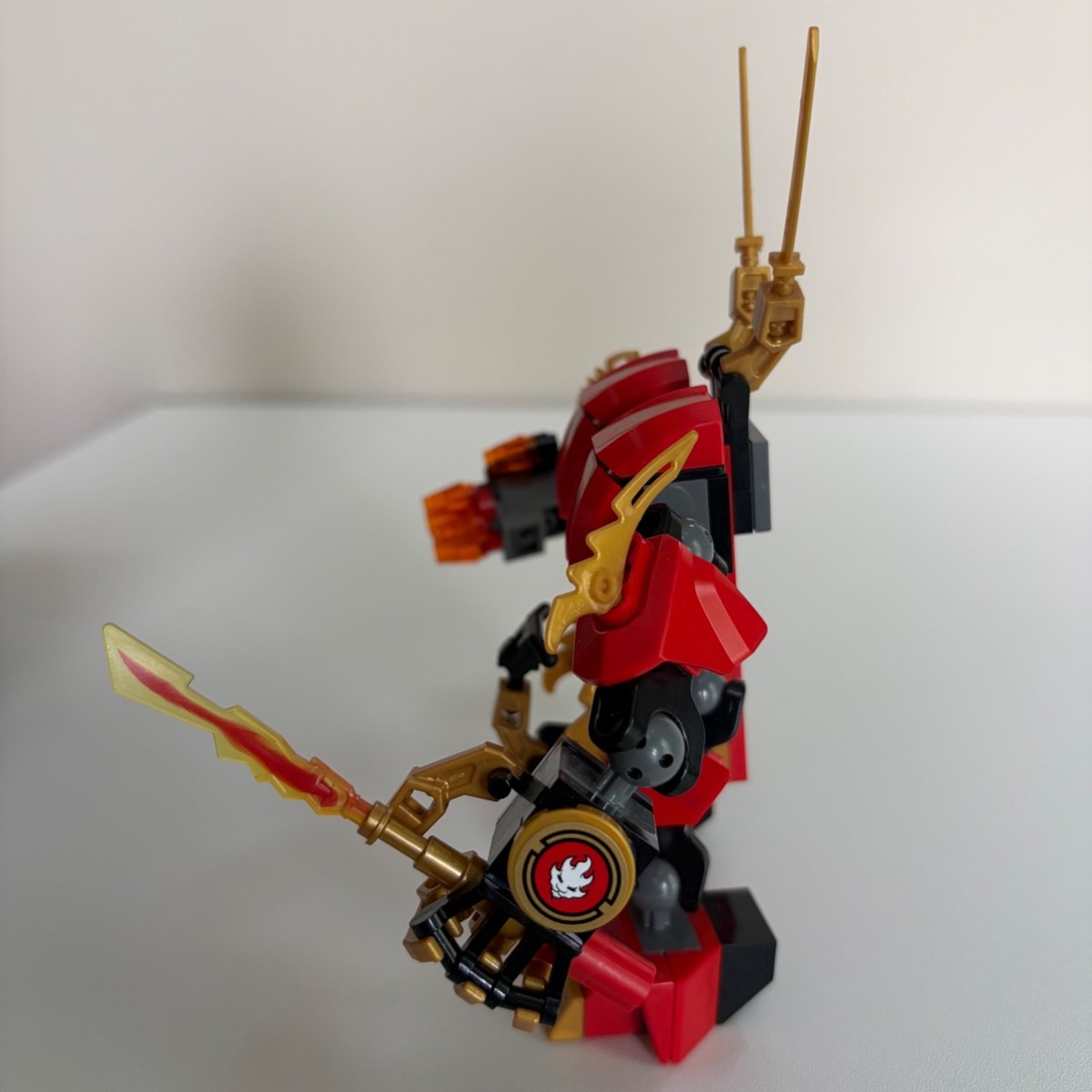 Lego Kai's Fire Mech 70500 Ninjago Final Battle Kai 100% Complete