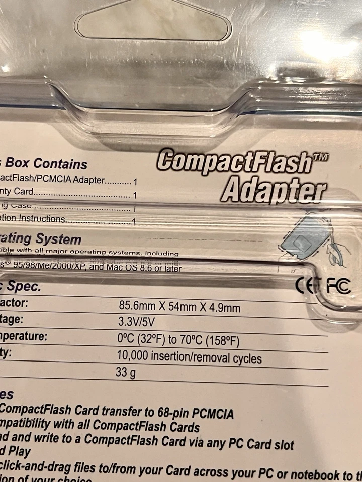 Transcend CompactFlash Adapter TS0MCF2PC - New Sealed - Image 3 of 4