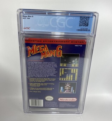 Mega Man 6 (Nintendo Entertainment System, 1994) NES CGC 9.2A+