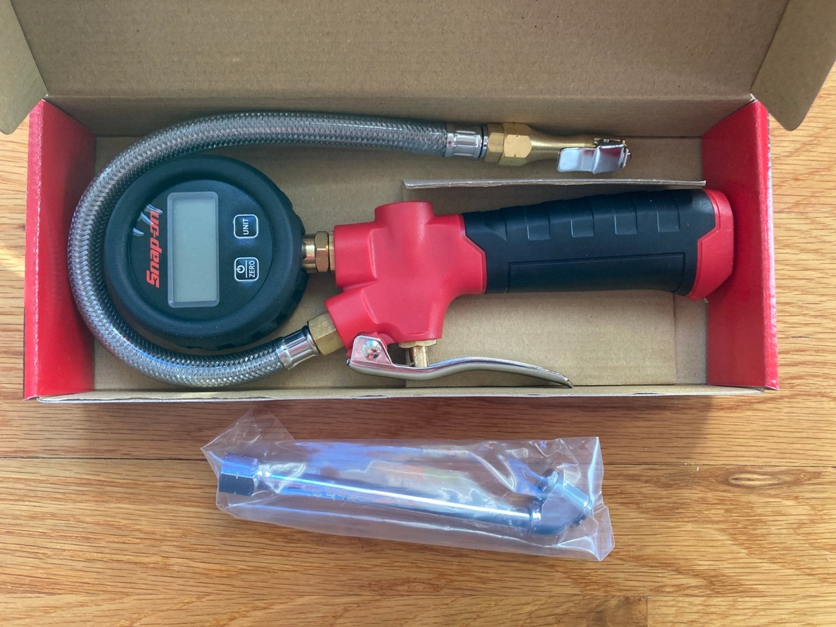 Snap-On Digital Tire Inflator with Pressure Gauge TPGDL2000 for