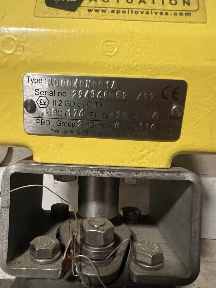 Válvula de posición interruptor de proximidad dispositivo monitor de accionamiento Apollo Foto 3 de 4