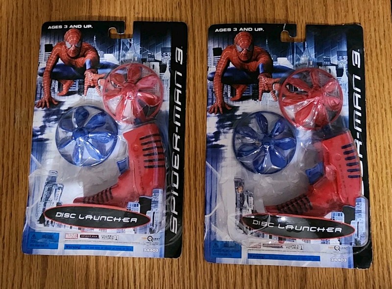 2 - Spider-Man 3 Disc Launchers Ages 3 and Up -  Shooter 2 Disc