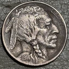 1914d Buffalo Nickel nice original XF+ condition coin no issues!