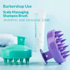 Scalp Massager Hair Brush Silicone for Wet & Dry Dual Use