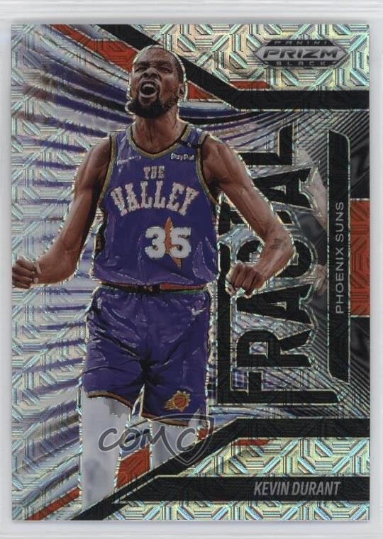 2024-25 Panini Prizm Black Fractal Mojo Prizm /25 Kevin Durant #6